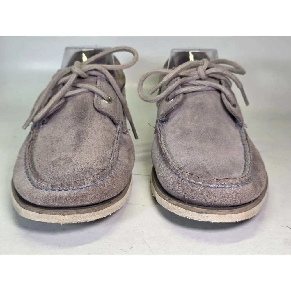 Timberland SensorFlex Men's Loafers Size 11 Gray Suede Boat Deck Casual Shoes